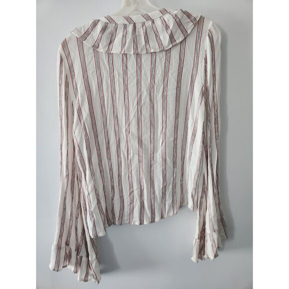 American Eagle Bohemian Long Sleeve Blouse Y2K Size Medium - Picture 5 of 6